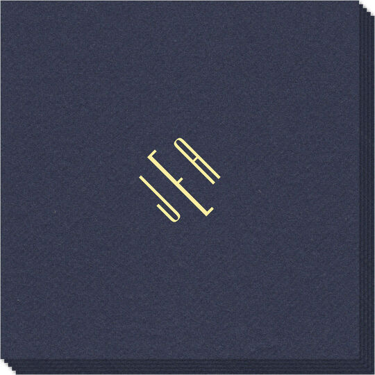 Commonwealth Monogram Linen Like Napkins